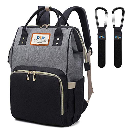 Preisvergleich Produktbild Baby Wickelrucksack - Wickeltasche Multifunktions-wasserdichte Reiserucksack-Windeltaschen für die Babypflege, große Kapazität, stilvoll und langlebig