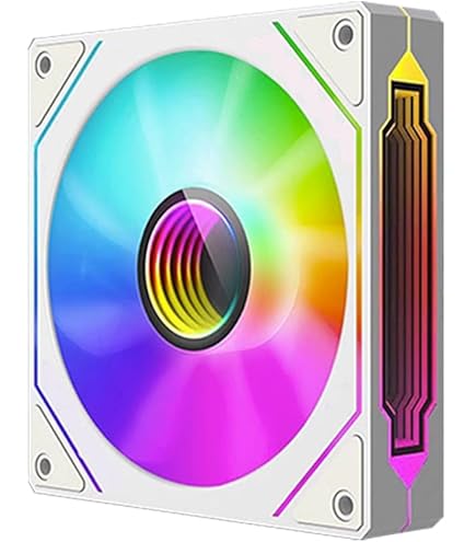 Ventola PC PrismXH 120mm ARGB PWM - Flusso Inverso, Bianco, Con Luci RGB Sincronizzabili, 800-2000 RPM - Foto 12