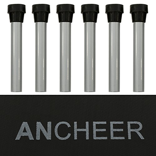 Ancheer Trampoline, Indoor-/Outdoortrampolin, Gartentrampolin zusammenklappbar, Ideal für Fitness Heimtraining, 6-8 Stabile Standfüße, Durchmesser 96-137cm, max. Benutzergewicht 100kg - 6