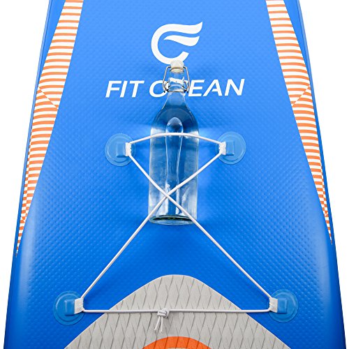 FIT OCEAN ALLROUND SPEEDSTER 12’6 AQUA BLUE aufblasbares Stand Up Paddling Board iSUP 381x72x13 cm KOMPLETT-SET Lust auf etwas Schnelleres? Schnell wie ein Race-Board UND stabil wie ein Allround-Board - 3
