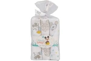 Interbaby MK018 Mousseline Gaze, Coton, Blanc/Bleu