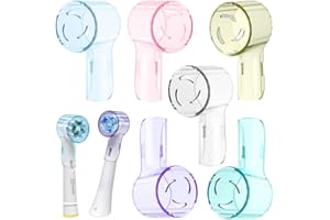SYSMIC iO Toothrbush Head Covers for iO & Round Heads Oral B Compatible Universal Electric Brush Protective Hygiene Travel Cap