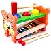 Arshiner Wooden Toys Pound And Tap,Tap Bench with Slide out Xylophone,Kids Wooden Educational Development Music Toy