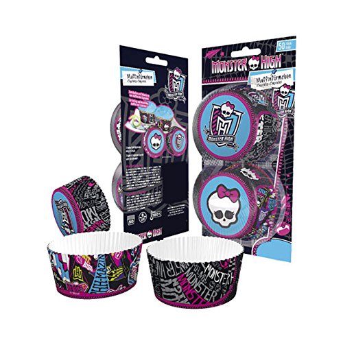DEKOBACK 01-14-00785 Muffinförmchen Monsterhigh, 50 stück