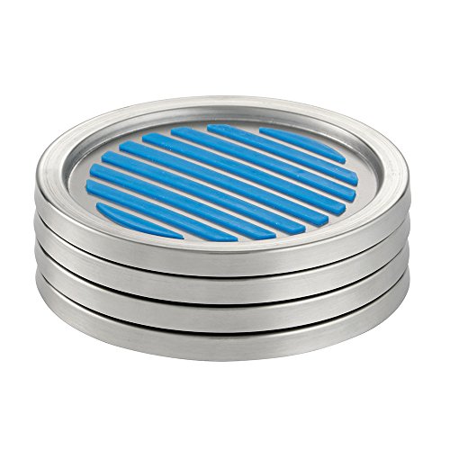 InterDesign 20559EU Linea Untersetzer, 4-er Set, Sortiert - 5