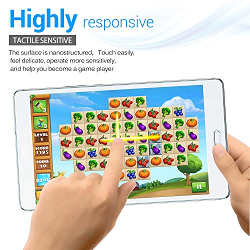 IVSO Samsung Galaxy Tab A 10.1 S Pen Displayschutz, 9H Hardness aus, Klar Anti-Kratz, Glas Folie Schutzfolie Glas Panzerfolie Displayschutzfolie für Samsung Galaxy Tab A 10.1 S Pen P580 / P585, (1 Packungen x) - 3