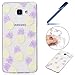 Produktbild Hülle für Samsung Galaxy A5 2016, Ysimee Transparent Weiche Silikon Hülle TPU Bumper Soft Gel Cover Ultra Slim Scratch-Resistant Stoßfest Cover Shell Haut Silikonhülle, Ananas