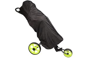 HASALLER Funda de lluvia para bolsa de golf, cubierta de carrito de golf, bolsa de viaje de PVC para carrito de golf, cubierta de lluvia, capucha impermeable y resistente al viento para carrito de golf