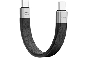 Aceyoon Kabel USB C na C – szybkie ładowanie 240 W, dane 40 Gb/s, 8K przy 60 Hz, kompatybilny z iPhone 15/15 Pro Max, Galaxy S24/S23 Ultra, Pixel