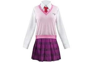 MIAOCOS Women's Akamatsu Kaede Cosplay Costume Outfit School JK Uniform V3 Sailor Dress