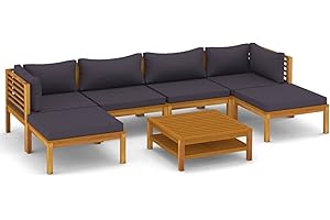 Festnight Lounge Gartenmöbel Set Holz Loungemöbel Terrasse Gartenlounge Sitzgarnitur Terrassenmöbel Gartensofa Sofa Outdoor Sitzgruppe Garten