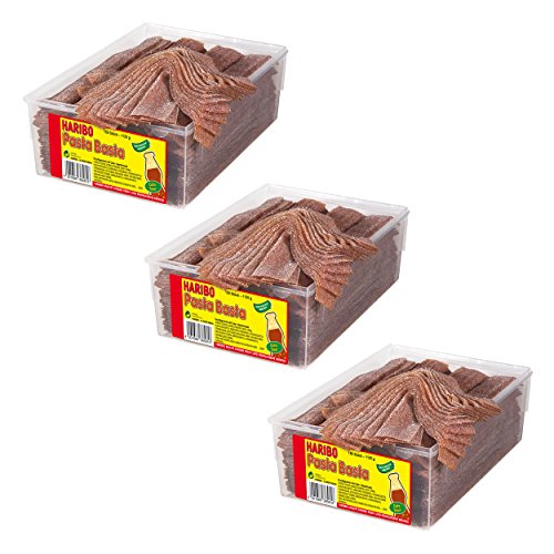 Haribo Pasta Basta Cola Sour, 3er Pack, Gummibärchen, Weingummi, Fruchtgummi Haribo Pasta Basta Cola Sour, 3er Pack, Gummibärchen, Weingummi, Fruchtgummi