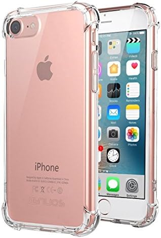 iPhone 7, 8, Plus, and 10 Silicon Clear Shockproof Case Cover (iPhone 7/8 Plus)