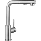 CECIPA X203S Kitchen Tap with Shower, Single-Handle Sink with 2 Spray Modes, Extendable, High Spout Swivel 360&deg;, SUS304 Stain