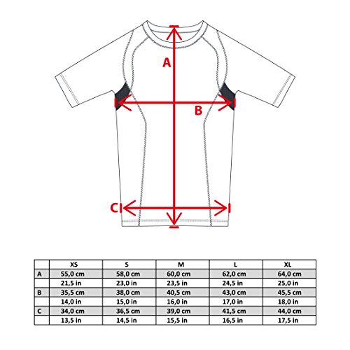 Ultrasport Damen Kompressionsshirt Rainbow kurzarm - 3