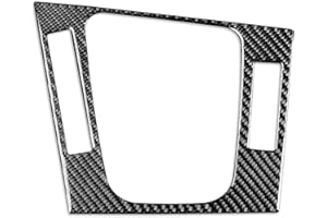 CNANRNANC Garniture de levier de vitesse en fibre de carbone pour BMW pour modèles E46