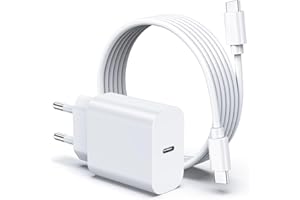 MEROM Cargador 30W Carga Rápida 3.0 USB-C para iPhone 16/16 Plus / 15/15 Plus / 15 Pro / 15 Pro MAX/Apple i Pad Pro 12.9 Inch/i Pad Air Fuente de Alimentación Adaptador Cable