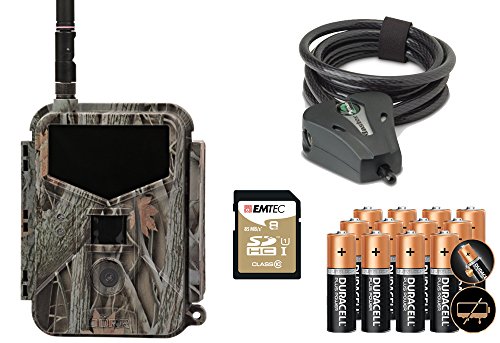 Wildkamera Sparset DÖRR Snapshot Multi Mobil 3G 16MP Full HD WiFi Black IR LEDs inkl. MasterLock Kabelschloss