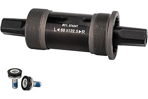 HOUSON bicycle bottom bracket, bicycle bottom bracket 68MM square BSA square bottom bracket housing bottom bracket axles for bicycle 122.5mm