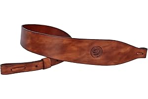 Tourbn 3,5 mm Gewehrriemen aus Rindsleder im europäischen Stil für Schrotflinten