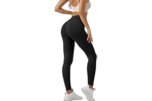 Lishang Leggins Sportivi da Donna Push Up Vita Alta Scrunch Pantaloni Palestra Dimagranti Anticellulite Pantacollant Fitness Leggings per Yoga Jogging