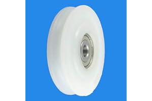 ZSCALE ZAB-S C80/5LL/12 Profil- Kunststoffrolle mit Kugellager für Seil Polyamid Ø71-Ø200 Rollen (C80/5LL/12)