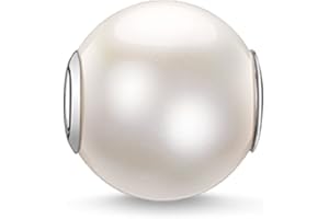 Thomas Sabo damskie koraliki karma 925 srebro wysokiej próby słodkowodna perła biała K0083-082-14