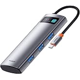 Baseus StarJoy 7 in 1 Multifonksiyonel Hub Adapt&ouml;r-Uzay Gri