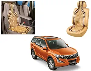 Auto Pearl Car Wooden Bead Seat Cover for XUV 500 2015 (Wooden)