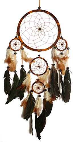 Dreamcatcher batik - Traumfänger Ø 14 cm & 4 x klein