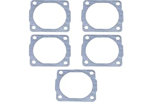 Gubeter 5 pièces Kit de Joint de Culasse de Base de Cylindre, pour Stihl 024 Ms240 026 Ms260 028 pièce de tronçonneuse, 1118 029 2306