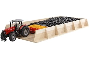 Van Manen Kids Globe Giant Wooden Driving Silo for Tractors (Silo Driving Silo Toy Warehouse) Size 30 x 60 x 6 cm Scale 1:32