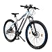 Produktbild NCM Moscow+ 29 Zoll E-MTB, Mountainbike E-Bike, 48V 250W Das-Kit Heckmotor, 48V 14Ah 672Wh designer Rahmen Akku mit Panasonic Li-Ion Zellen, hydraulische Tektro Auriga Scheibenbremsen, 24 Gang Shimano Altus/Acera Gangschaltung, matt silber, hell blau