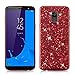 Produktbild Samsung A6 Plus 2018 Hülle, SevenPanda Galaxy A6 Plus 2018 Luxus Glitter Sparkle Bling Hülle Slim Hybrid Crystal Hülle Kissen Shock Absorption Anti-Scratch Weiche TPU Gummi Full Protective Back Hülle für Samsung Galaxy A6 Plus 2018 - Rot