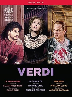 Opus Arte Verdi : Le Trouvère-La Traviata-Macbeth. Rizzi, Pappano