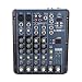 Produktbild Lazmin Home Sechs-Kanal-Audiomischer  48V Fashion Professional Mixer Professional 6-Kanal-Audiomischkonsolensystem mit DSP-Soundeffekten
