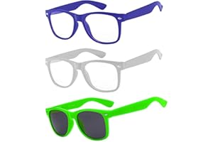 Boolavard 3 pary przezroczystych soczewek okularów dla dzieci chronią oczy dziecka przed promieniowaniem UVB UVA