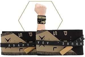 PICSIL Muñequeras Deportivas de Tela – Soporte de Muñeca para Cross Training, Levantamiento de Pesas, Gimnasia y Calistenia – Ajuste Personalizado, Unisex