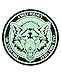 Produktbild Wolf 3D Rubber Patch Aufnäher Abzeichen - GITD glow in the dark
