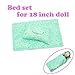 Produktbild Amerikanerin Steppdecke (ohne Puppe), Malloom Bettwäsche Set Schlafsack für 18-Zoll-für American Girl Puppe Zubehör Mädchen Spielzeug