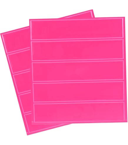 PATIKIL Lot De 20 Autocollants Réfléchissants, 2,5 X 11,4 Cm, Imperméables, Haute Visibilité, Avertissement De Nuit, Bandes De Sécurité Pour Sacs à Dos, Vélos, Casques, Blanc