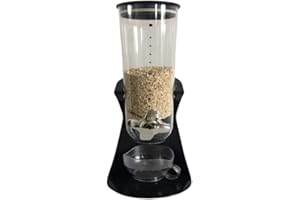 UPKOCH Distributore Dispenser Cereali Dispenser per Pasta Caramelle Dolci Frutta Secca Singolo