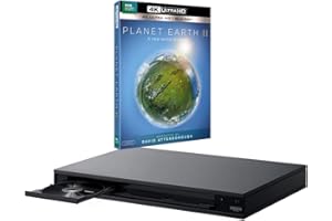 Sony UBP-X800 MULTIREGION Blu-ray Player Bundle with Planet Earth 2 Ultra HD 4K Blu-ray Disc