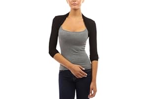 PengGengA Coprispalle Donna Blazer Mezza Manica Corta Slim Fit Bolero Giacca Elegante