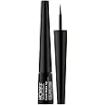 Korff Eyeliner Vinile waterproof, Effetto Extra Black e Brillante, Tratto Sottile, Anti Sbavatura e Long Lasting, Black, 2,5m