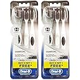 Oral-B Adult Charcoal Sensitive Manual Toothbrush-3 Pieces (Extra Soft, Pack Of 2)