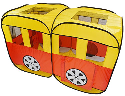 Large wheels on the bus toy tent - Sing a long and role play with children - Quick and easy to put up and down