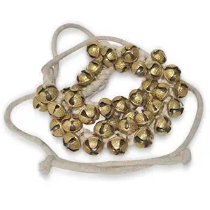 Sai Musical Ghungroo For Classical Dance Kathak Ghungroo Pair (25+25) Big Bells Tied with White Cotton�Cord