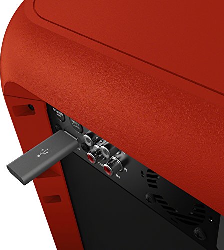Sony GTK-XB7 leistungsstarkes One Box Party Soundsystem (470 Watt Ausgangsleistung, Extra Bass, Bluetooth, NFC, Licht- und DJ-Effekte) rot