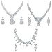 Sukkhi White Brass Choker Necklace Set Combo For Women RS.549.00